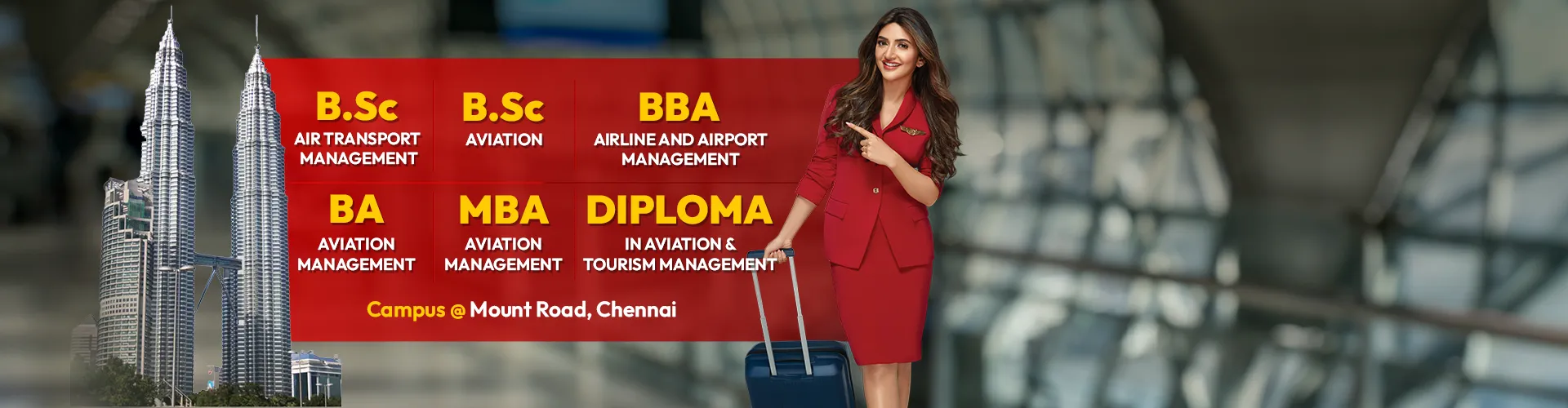 ChennaisAmirta offers aviation courses in Chennai, including B.Sc, MBA, and Diploma at top aviation colleges in Tamilnadu