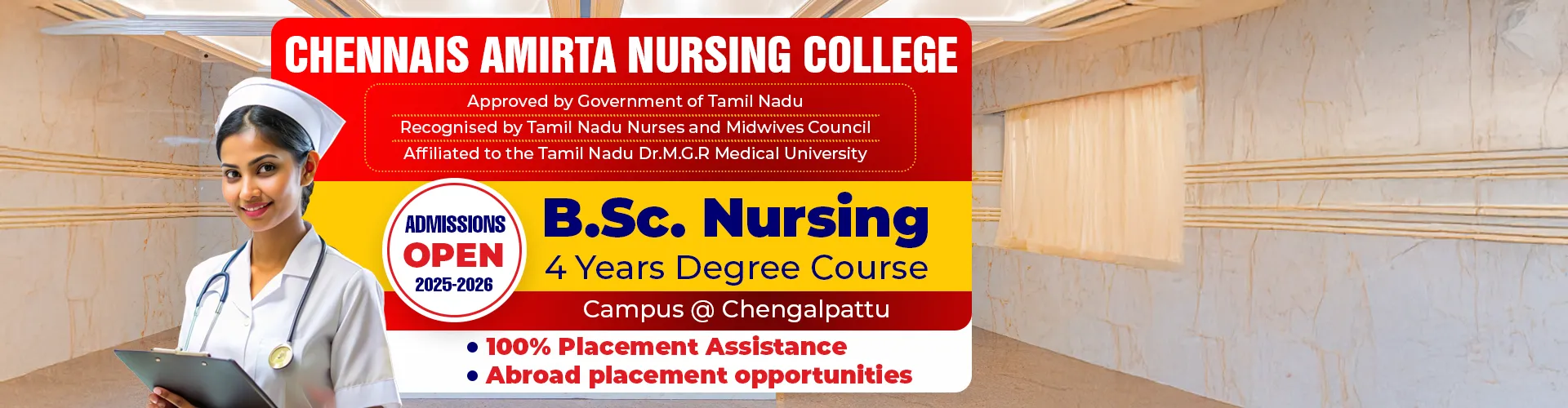 ChennaisAmirta offers nursing courses in Chennai