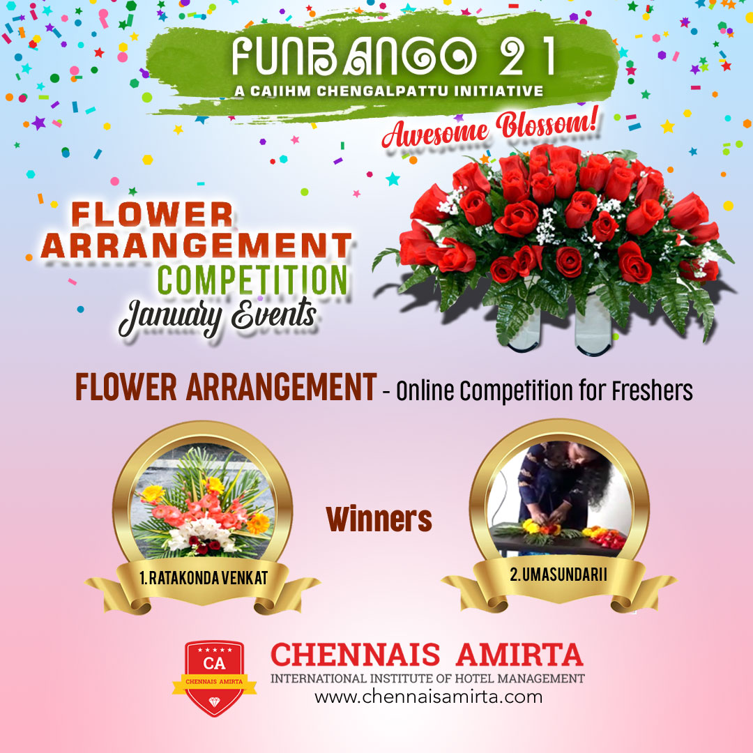 flower-arrangement-chennaisamirta-institute-of-hotel-management