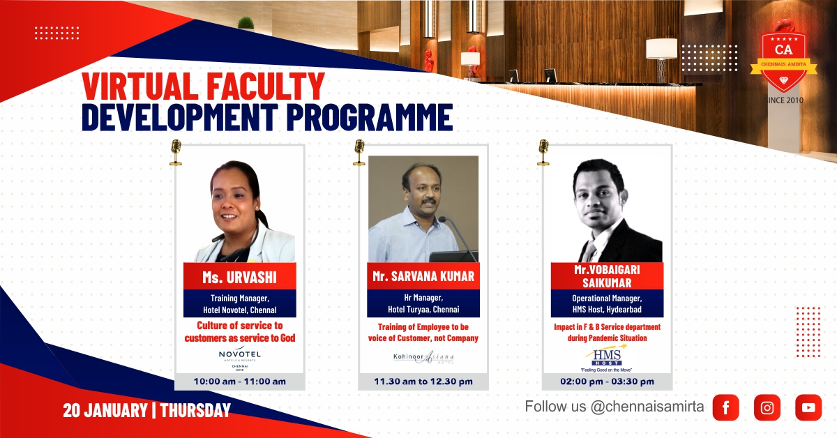 Expert Talks at Chennais Amirta!