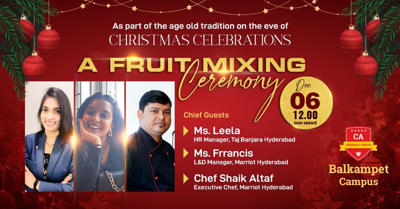 Fruit Mixing Ceremony