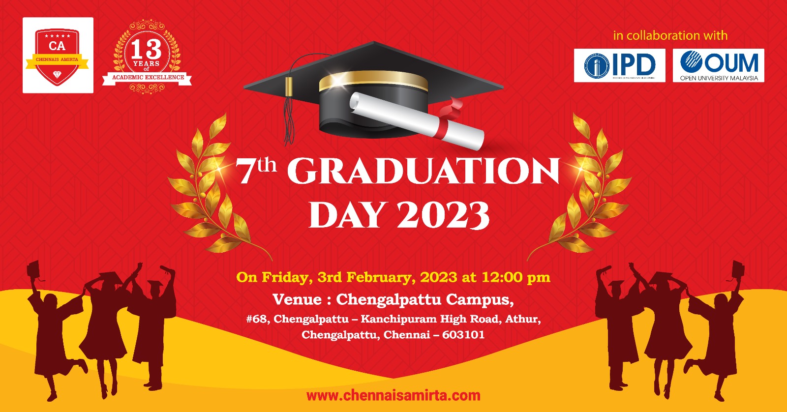 7th Graduation Day at Chennais Amirta!