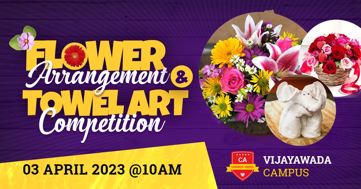 Flower Arrangement and Towel Art Competition