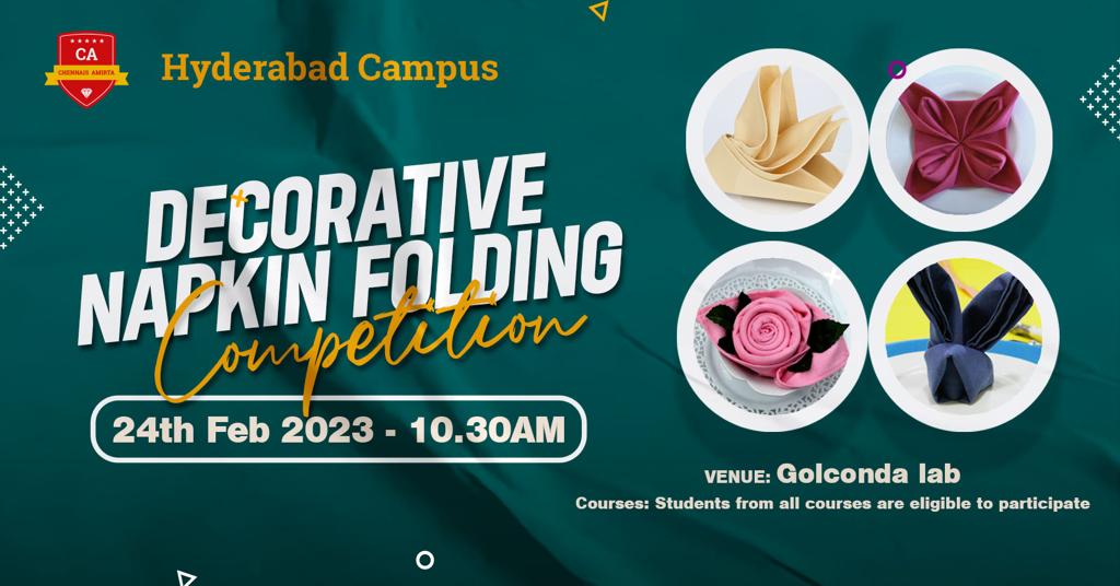 Decorative Napkin Folding