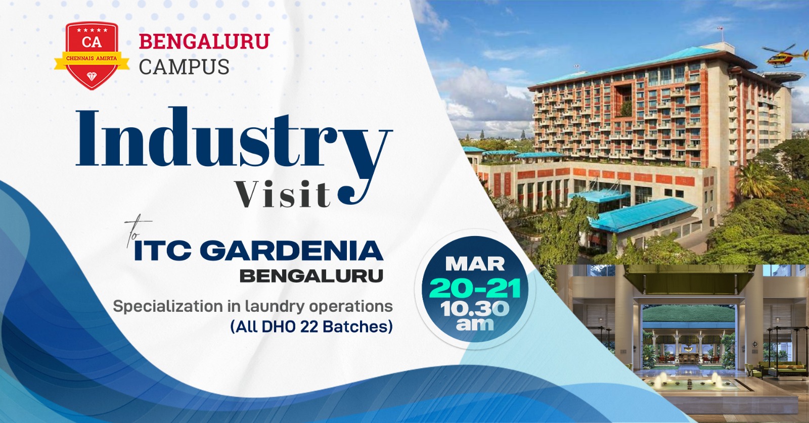industrial visit has been organised for the students of CAIIHM