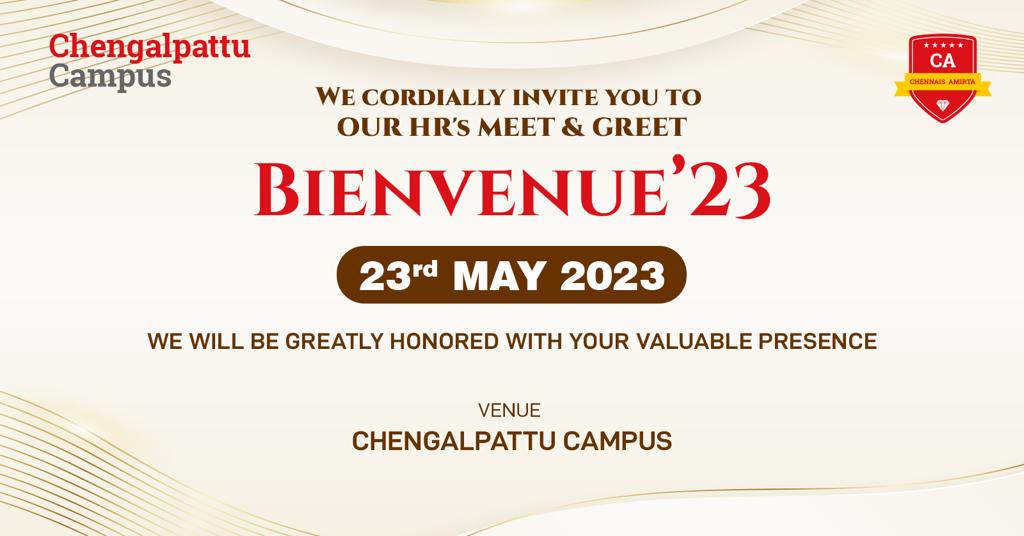 Bienvenue ’23 – A HR’s Meet & Greet Event at CAIIHM, Chengalpattu
