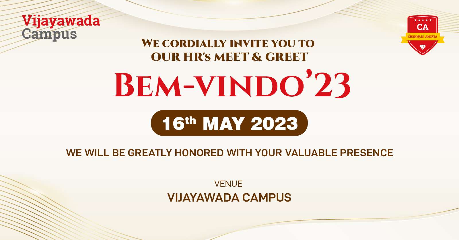 Bem-Vindo ’23 – A HR’s Meet & Greet Event at CAIIHM, Vijayawada
