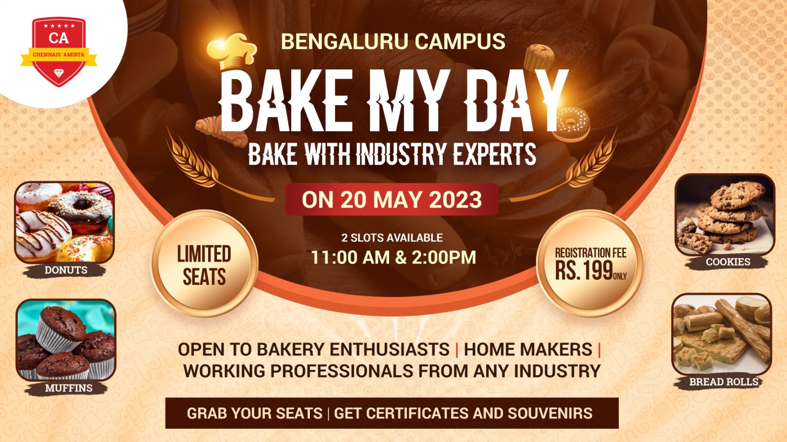 Bake My Day” – A special event at CAIIHM, Bengaluru