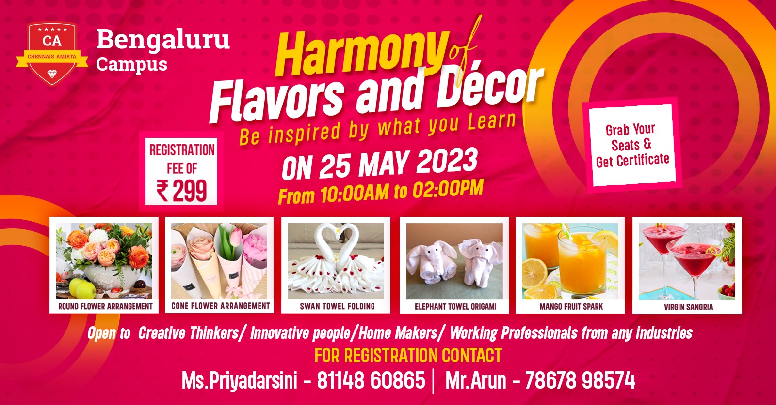 Harmony of Flavor & Decor! – An interdepartmental event at CAIIHM