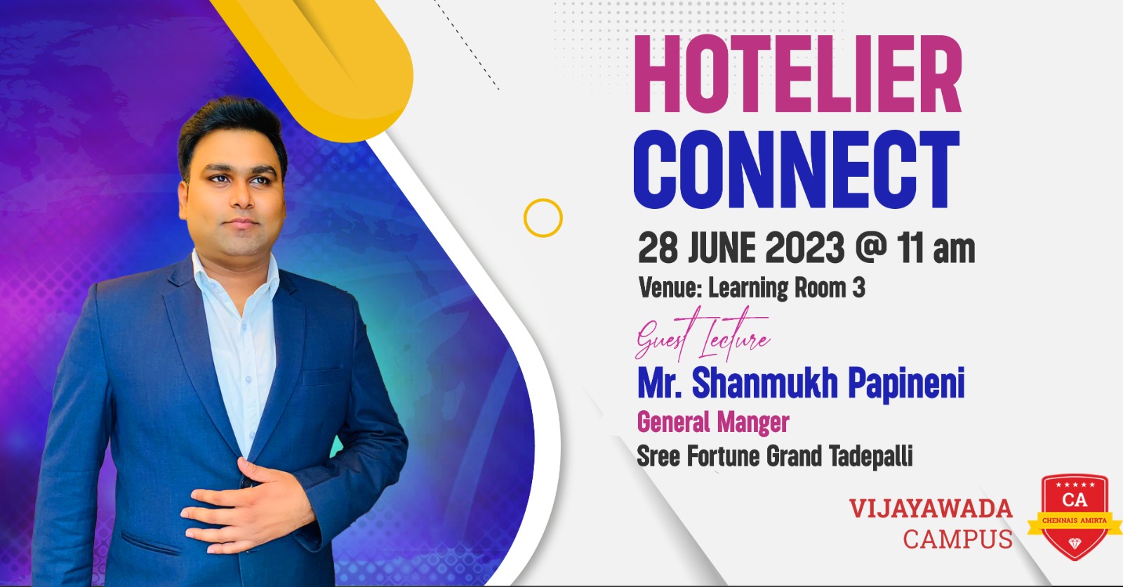 Hotelier’s Connect at CAIIHM, Vijayawada