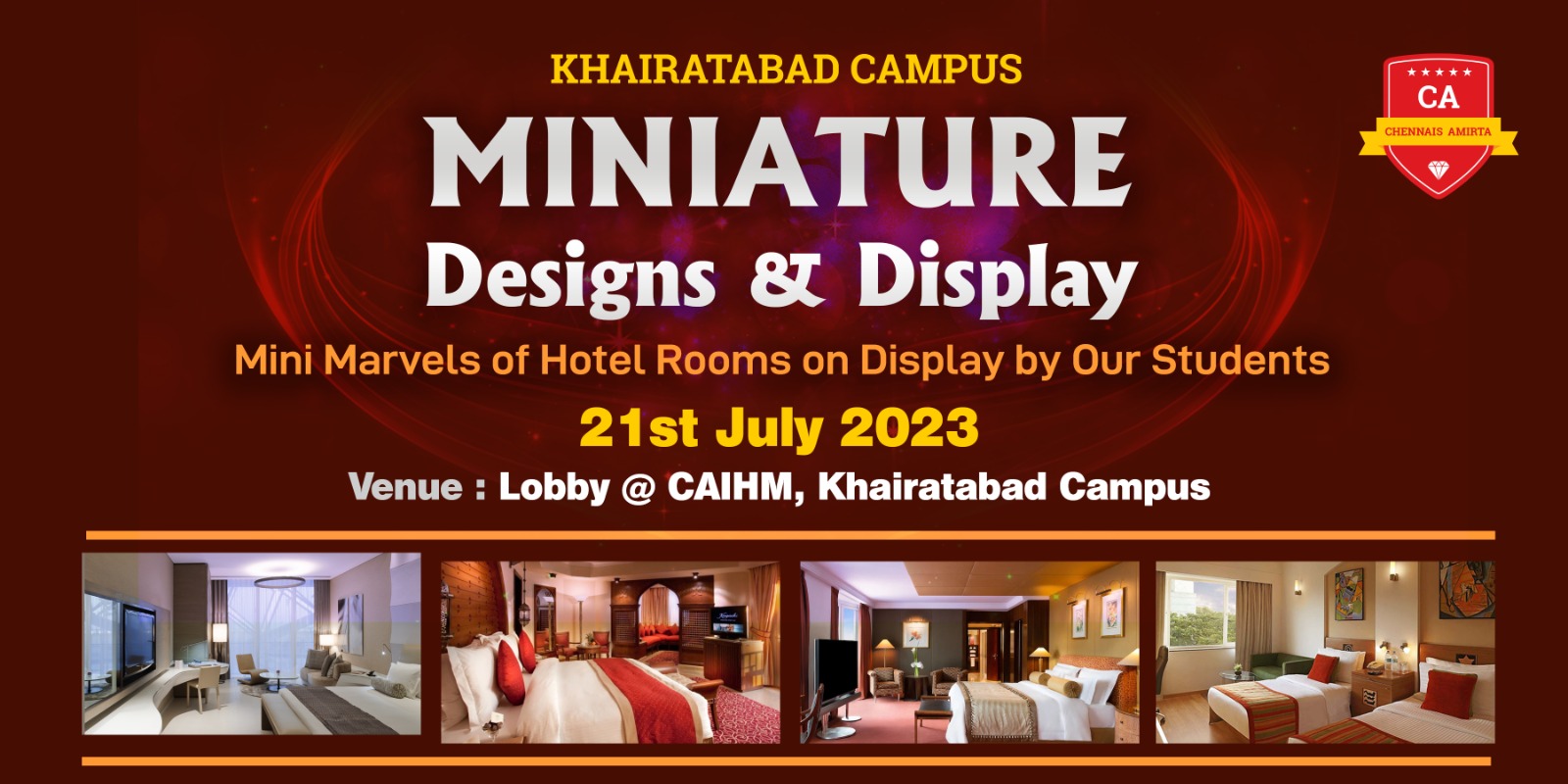 Miniature Designs & Display at CAIIHM, Khairatabad!