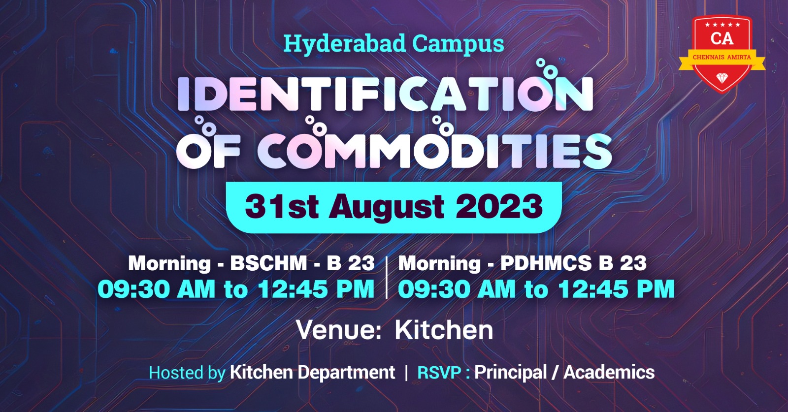 Identifivation of commodities