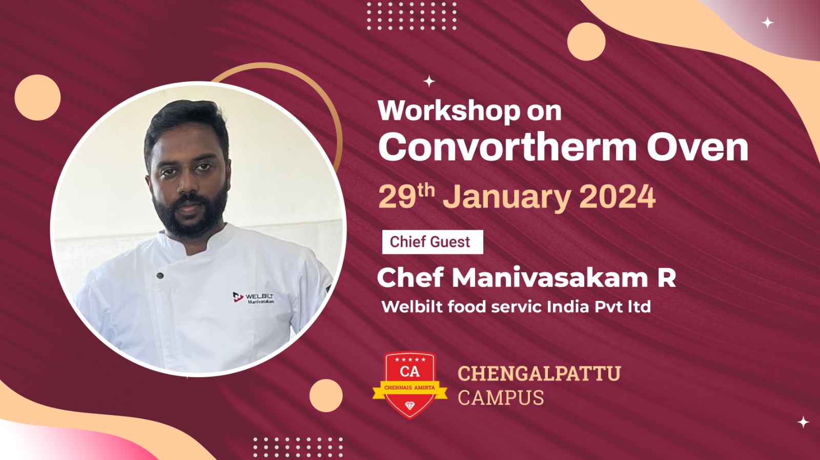 Workshop on Convortherm Oven