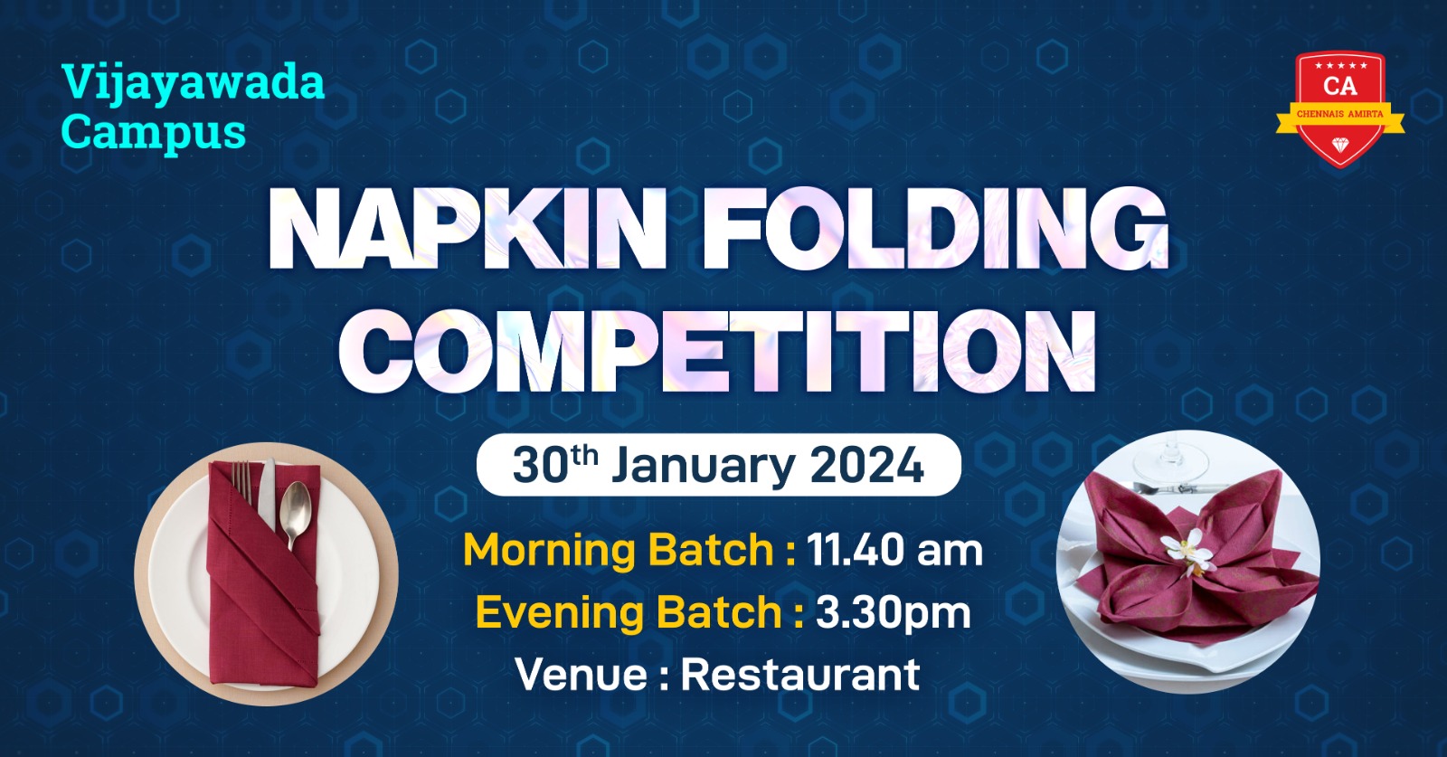 Napkin Folding Competition
