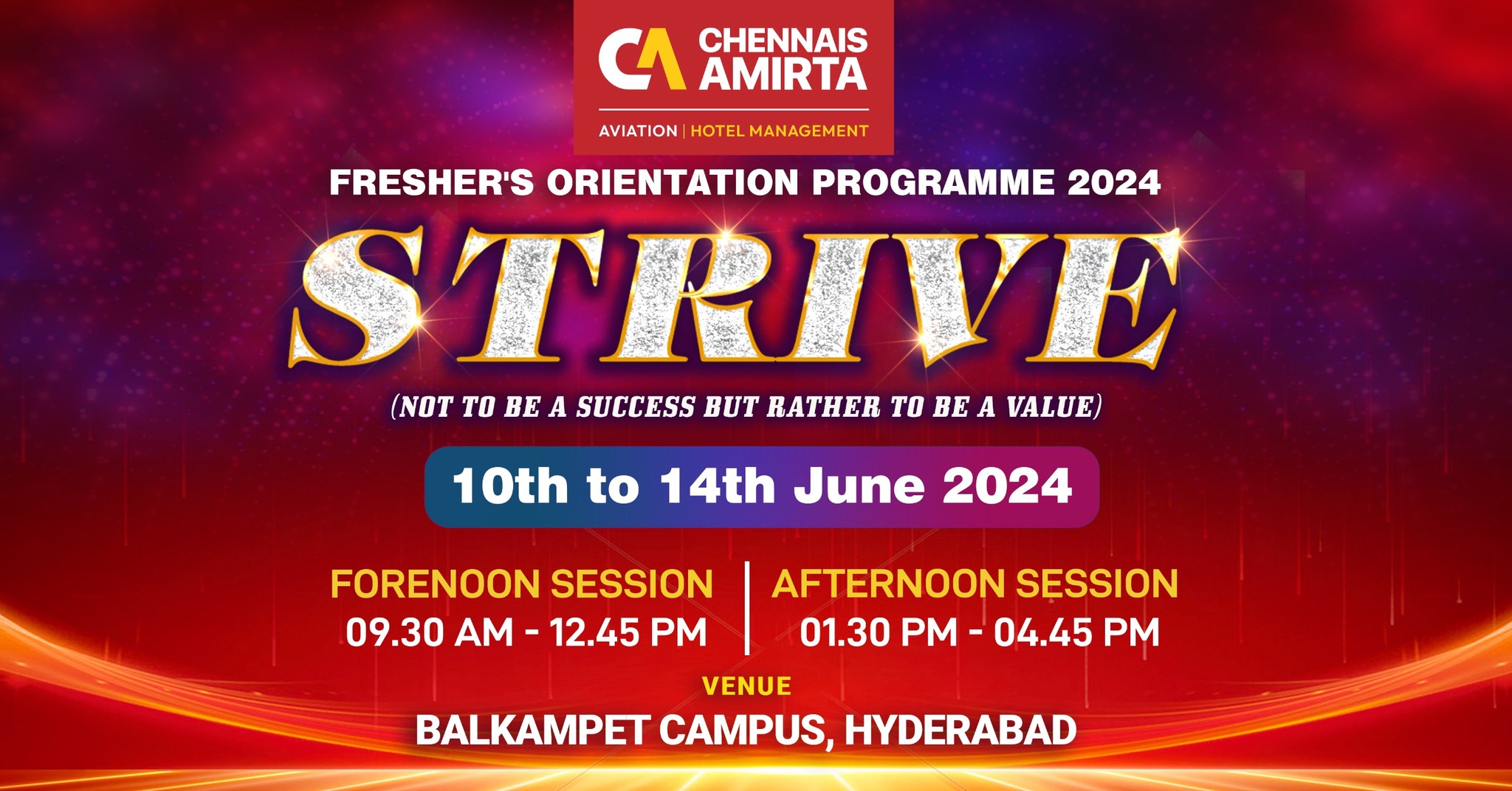 Freshers Orientation Programme 2024