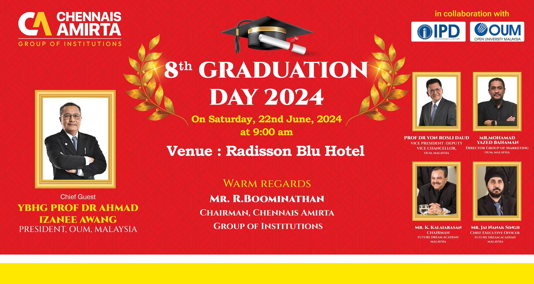 A Momentous Celebration of Academic Achievement – Chennais Amirta’s 8th Graduation Day 2024!
