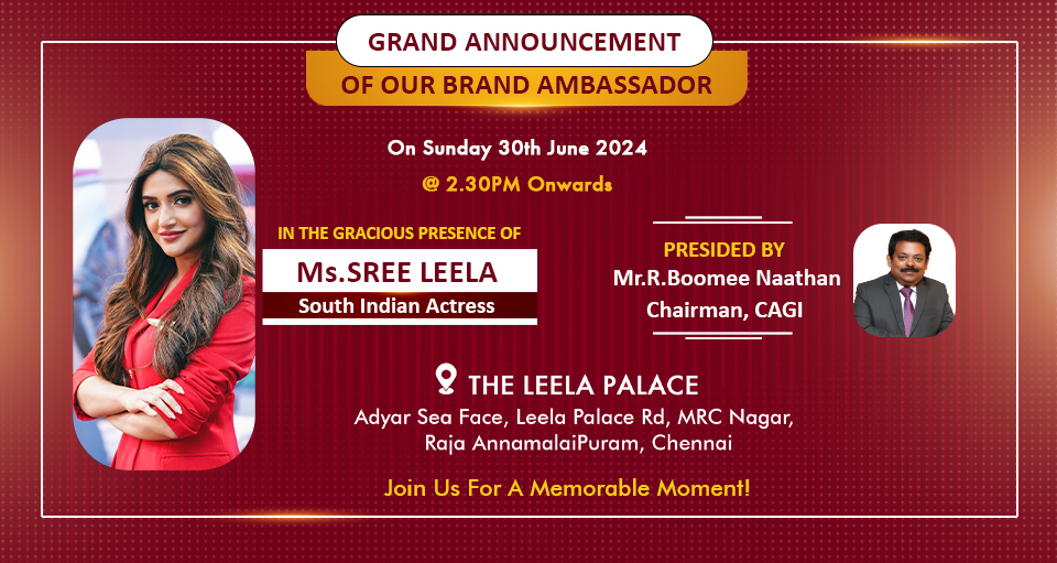 Grand Announcement of Chennais Amirta’s New Brand Ambassador!