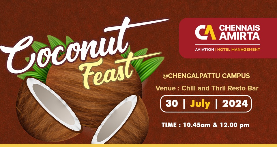 Coconut Feast Event at Chennais Amirta Chengalpattu Campus.