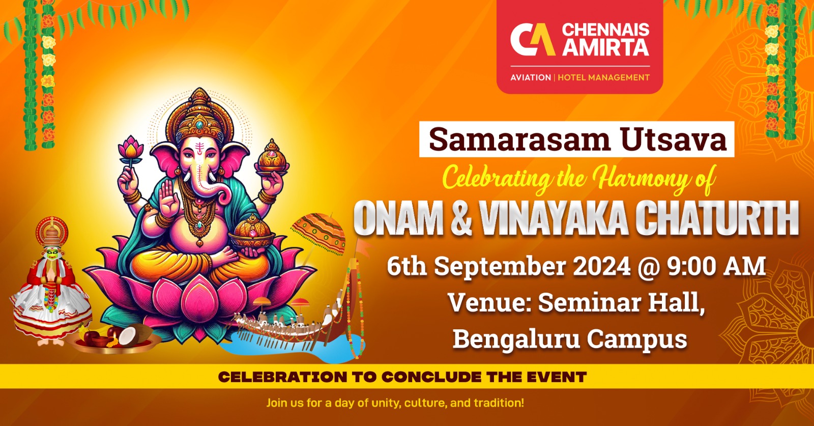 Onam & Vinayaka Chaturthi
