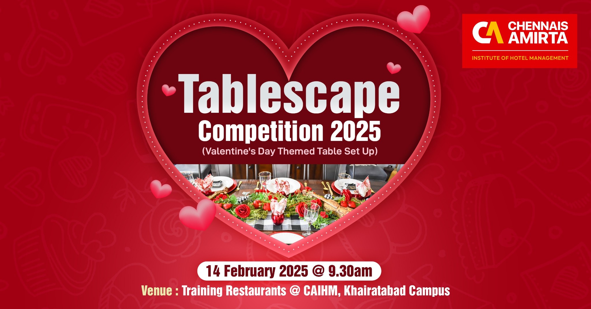 Tablescape Competition 2025: A Valentine’s Special!
