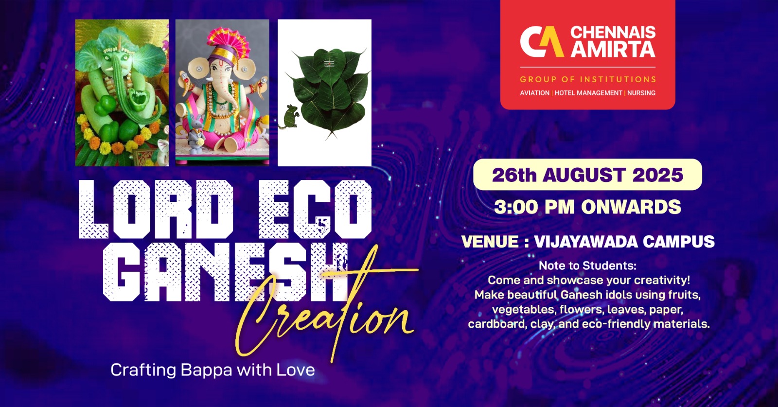 Lord ECO Ganesh Creation