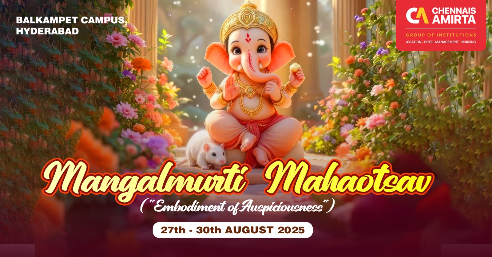 Mangalmurti Mahaotsav at Chennais Amirta – Balkampet Campus, Hyderabad