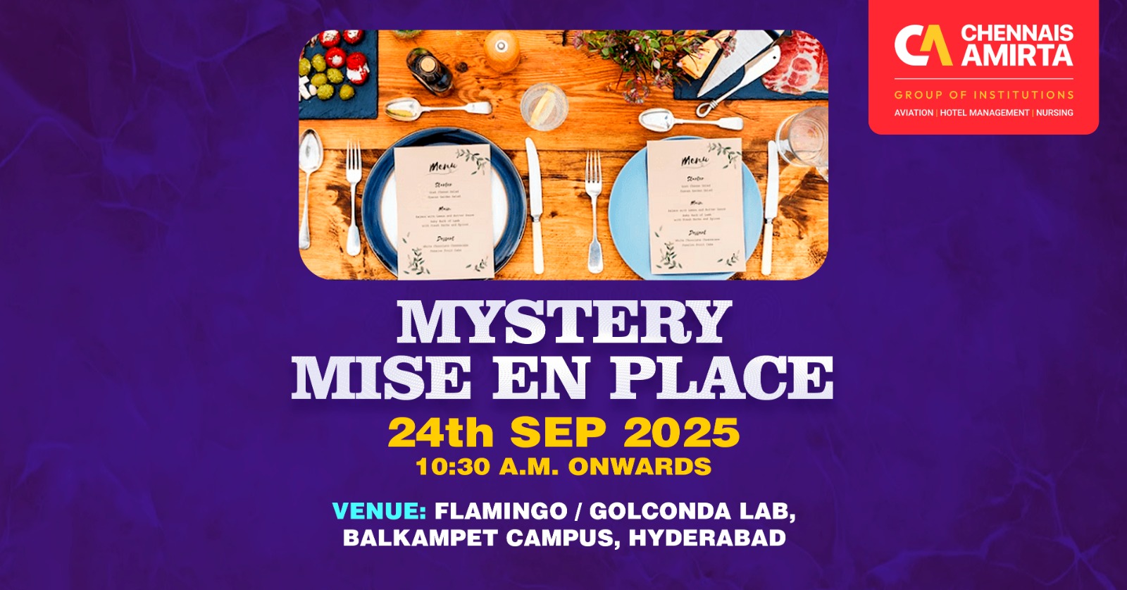 Mystery Mise en Place 2025